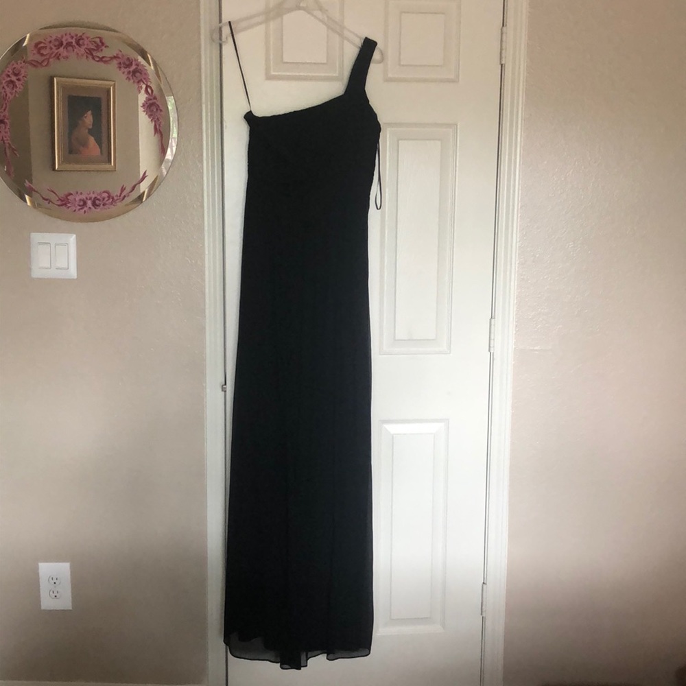 Black Grecian Styled formal gown